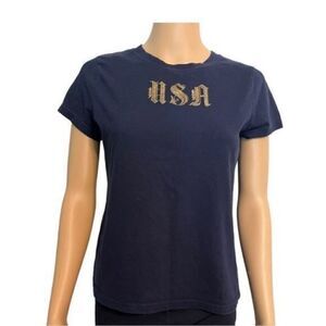 Happy 4TH T-shirt M blue